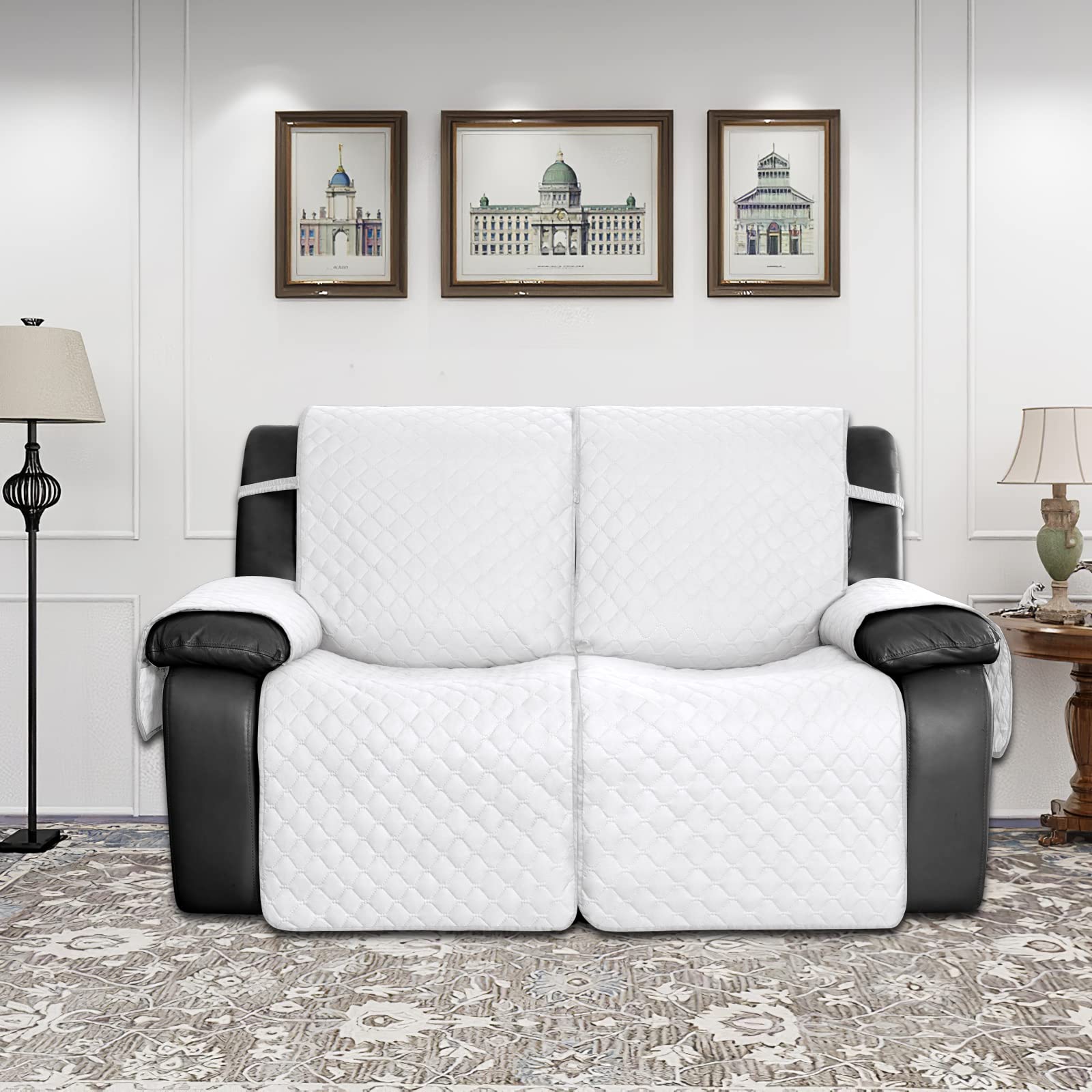 Sofa Covers Washable Waterproof Recliner Loveseat Cover 2-Seat