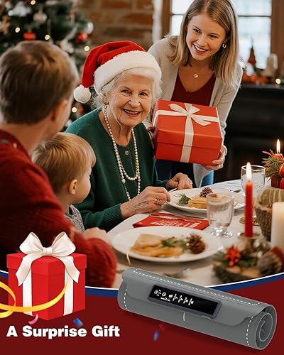 Miniatura 9 de Bandejas de calentamiento para bufés de fiesta tapete de calentamiento de alimentos con 4 niveles de temperatura, tapete calentador de alimentos de