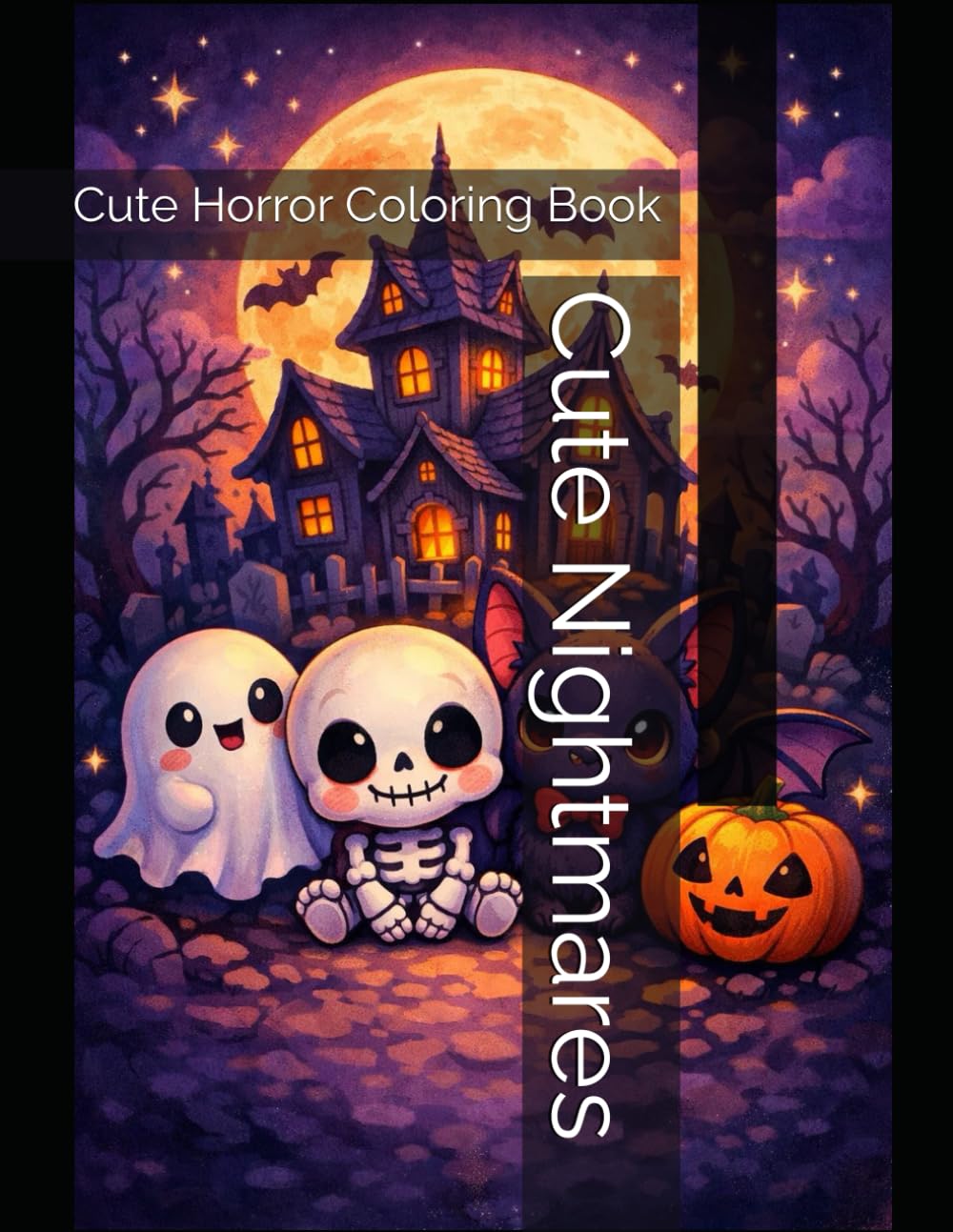 Cute Nightmares: Cute Horror Coloring Book