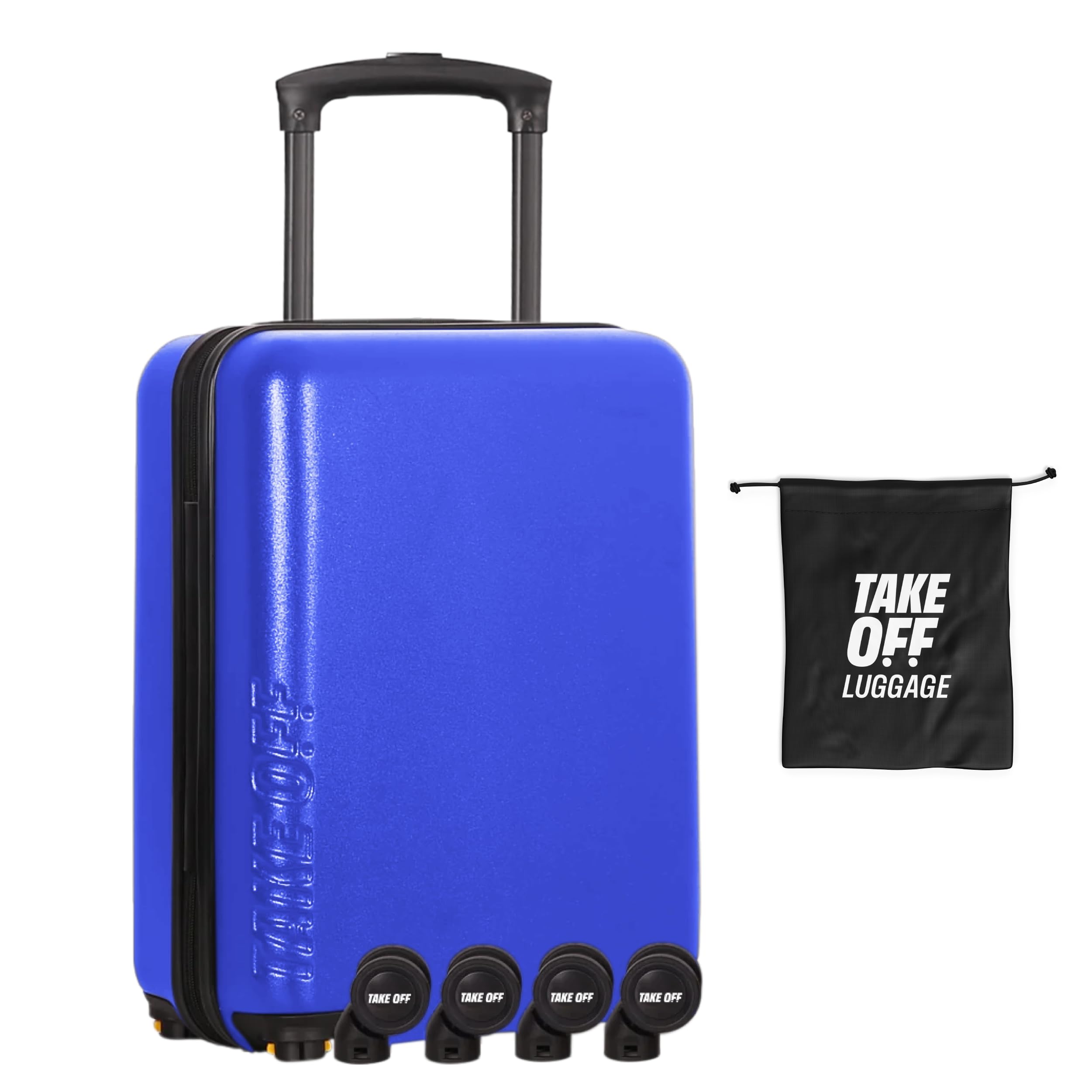 Travel Backpack With Wheels Take OFF Personal Item Luggage