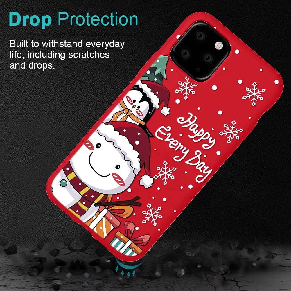 Yoedge 2 Pezzi Natale Cover Bracciale per OPPO A5 (2020)/ A9 / A11x 6,5