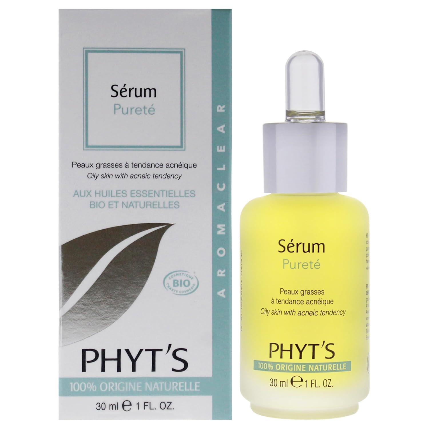 Phyts Purity Face Serum - Night Use, Hydrating, Tightens Pores and Refines Skin Texture - Suitable for Oily, Normal to Combination Skin - 1 oz