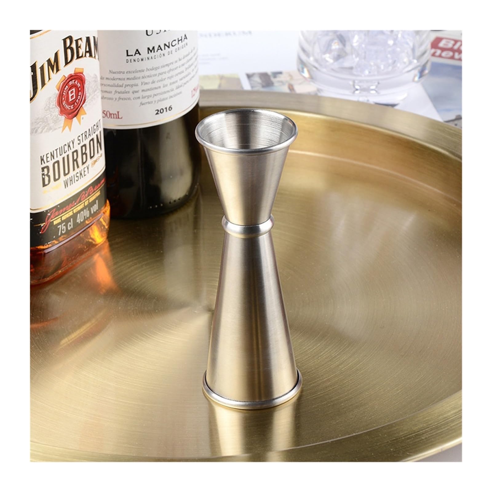 Double doseur à cocktail, doseur pour cocktail, liqueur, martini, outil de mesure (style H)
