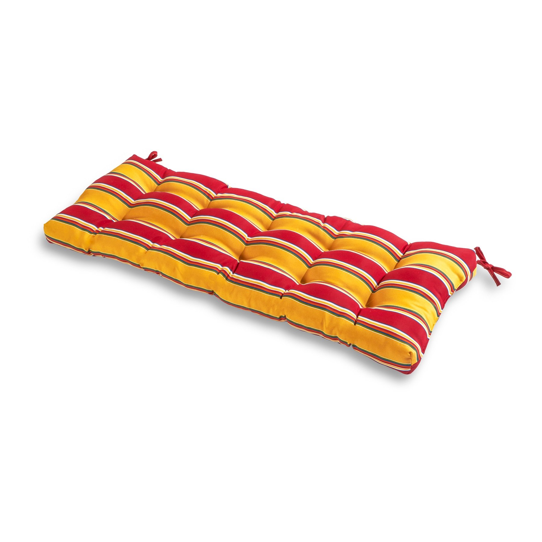 Greendale Home Fashions 51-Inch Indoor/Outdoor Bench Cushion, Carnival Stripe with More Exciting Give-aways
