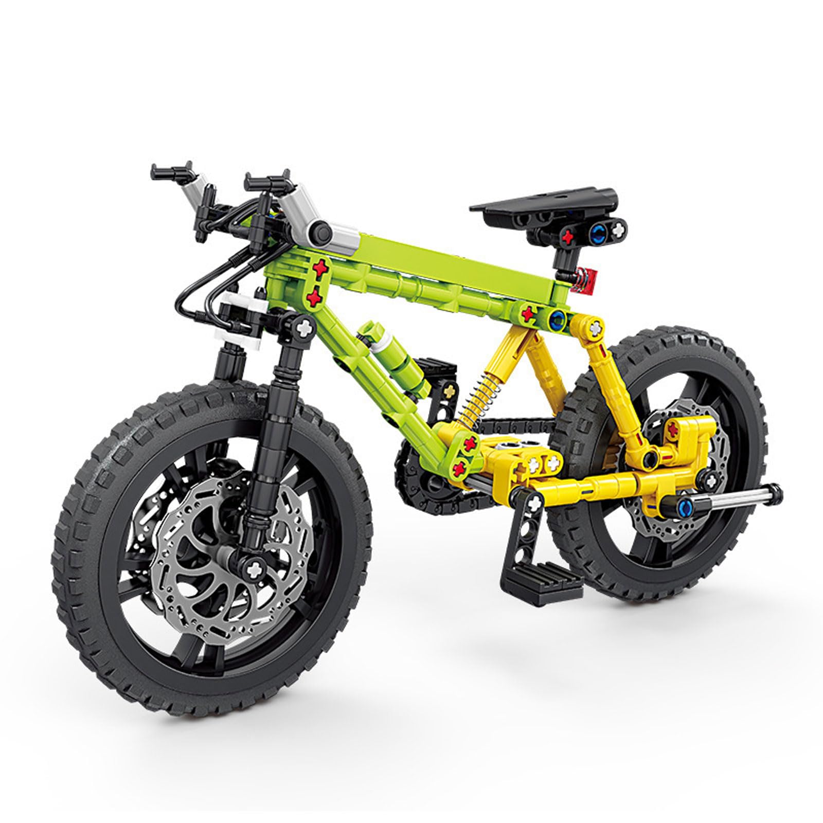 YINcrinx 220 Teile Mountainbike-Bausatz, Modell, Maschinenbauingenieur, Fahrrad-Puzzlespielzeug, Bauklötze für Jungen, Outdoor-Spielzeug zum Sammeln, 
