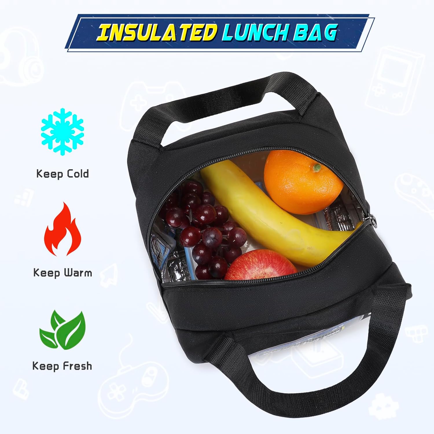 Boys Backpack, Cool Luminous School Backpacks for Boys with Lunch Bag Pencil Case, Kids Backpack Kindergarten Elementary Middle School Book Bags for Teen Boy Children with USB Charging Port - Image 6