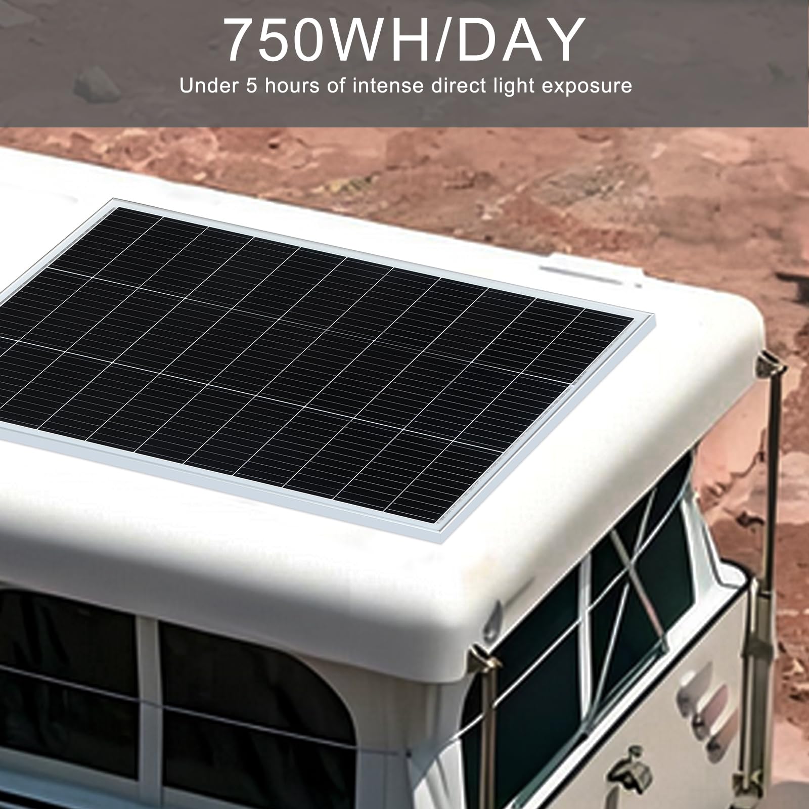 Condition photo showing Good Condition for 300 watt 12volt /24volt solar panel kit 2x150w monocrystalline module 30a charge controller for rv, boats, trailer, camper,off-grid system (300w solar kit)