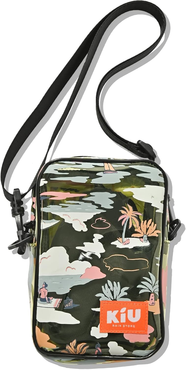 KiU Clear Clear Bag PVC Mini Bag Shoulder Bag Pool Bag Sea Outdoor Festival PVC Square Mini Bag Men Women Unisex K336