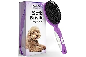 Soft Bristle Dog Brush for Small Dogs