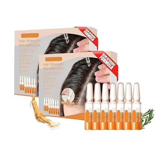 2 piezas de suero de ampolla para el cabello, tratamiento de ampollas para el cabello, juego de ampollas para fortalecer el cabello, aceite para el