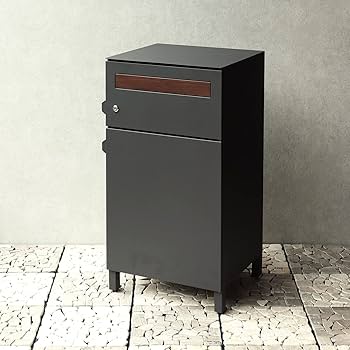 宅配ボックス ポスト メールボックス 郵便受け スタンドポスト　置き配　猫　茶色 tacs220521.jpg