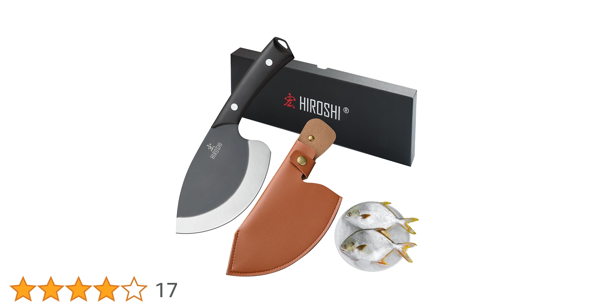 Amazon.co.jp: HIROSHI 高炭素ステンレス魚捌き包丁