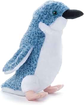 Amazon.com: The Petting Zoo Blue Penguin Stuffed Animal Plushie