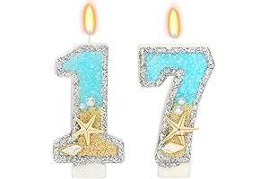 Celebrate with Style: 17th Birthday Candles That Sparkle Like the Sea