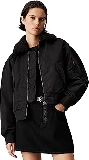 Calvin Klein SATIN AVIATOR Ceket Kadın