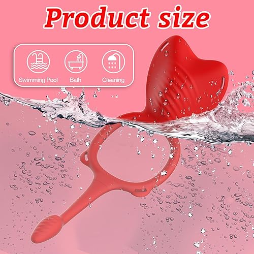 Miniatura 5 de Juguetes sexuales para parejas, vibrador portátil - bragas vibradoras con control remoto BDSM con 9 modos de vibración, anillo de pene con tapón