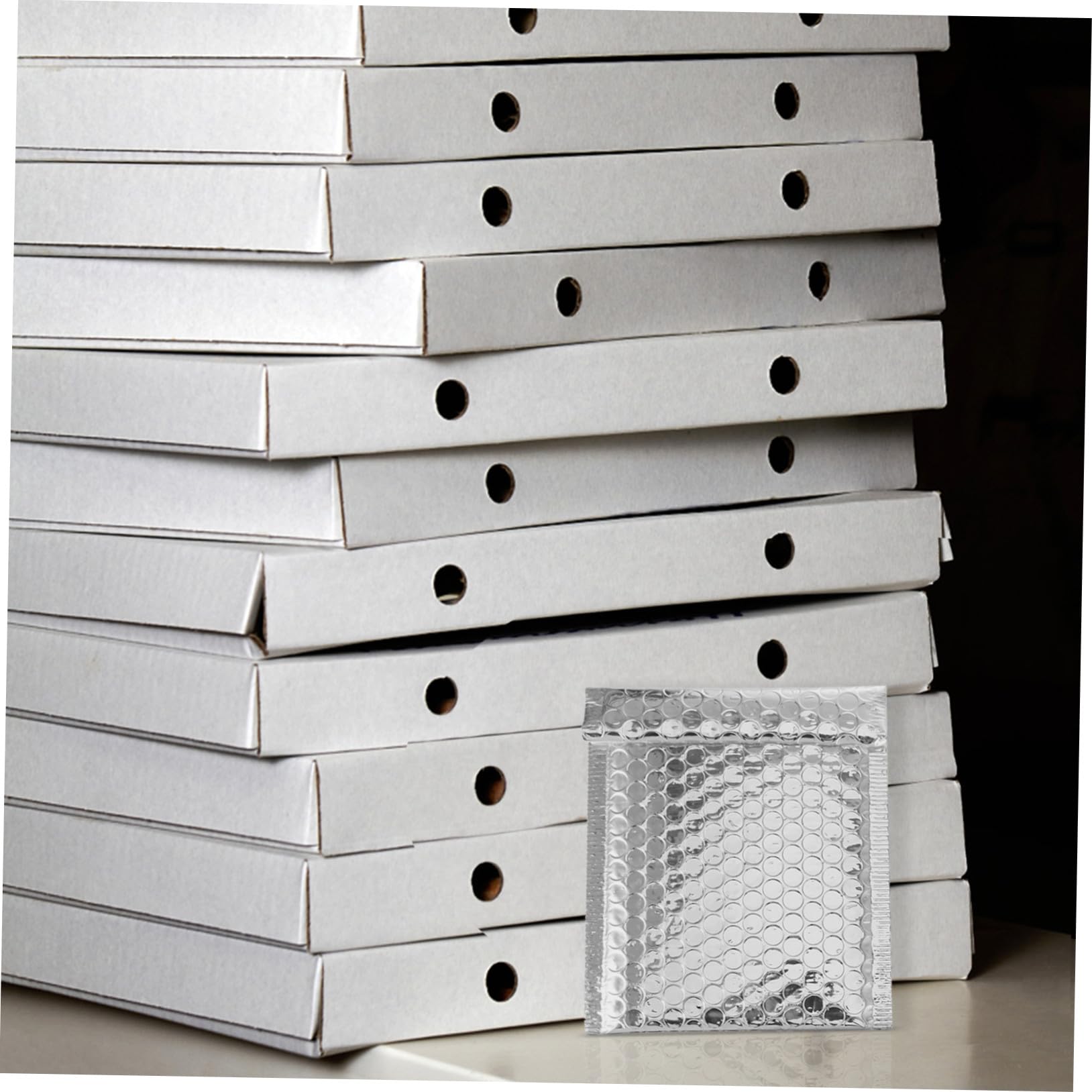 NOLITOY 100 pezzi Buste Imbottite con Bolle d Aria Argento Metallizzato Buste Spedizione Autoadesive Resistenti per Gioielli Accessori Moda e Piccoli Oggetti