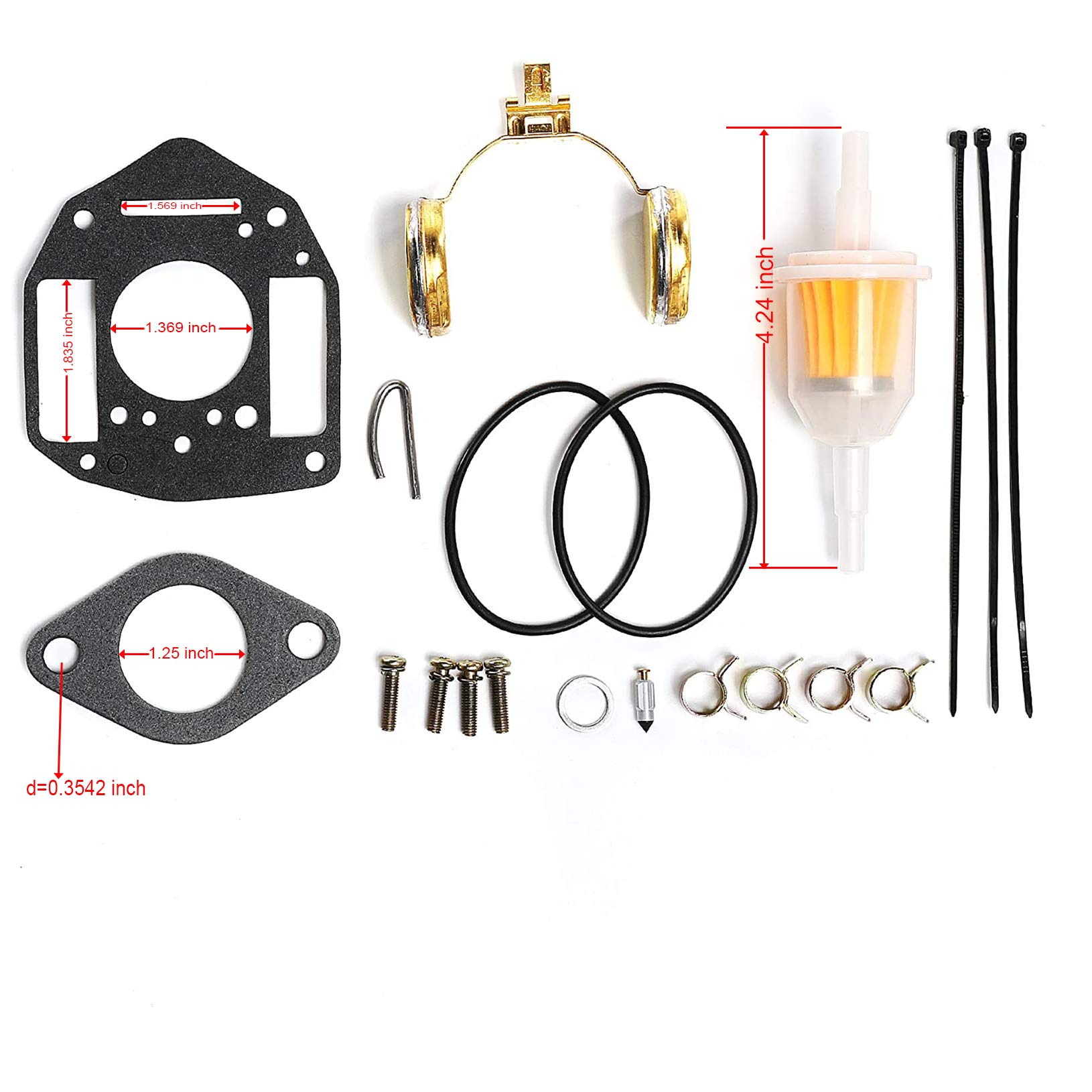 Fits Onan 146-0657 P216G P218G P220G P224G Carburetor Repair - Foto 4