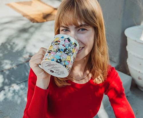 Miniatura 5 de Toynk Sanrio - Taza de cerámica con diseño de Hello Kitty And Friends, sin BPA, para expreso, té, capacidad para 20 onzas
