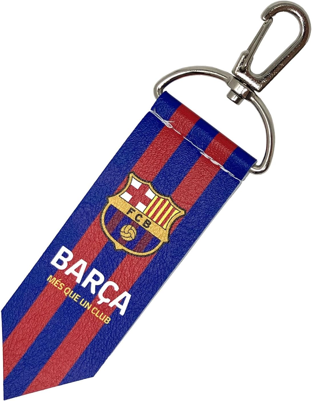 FC Barcelona Key Chain, Pennant Style Key Holder, Free