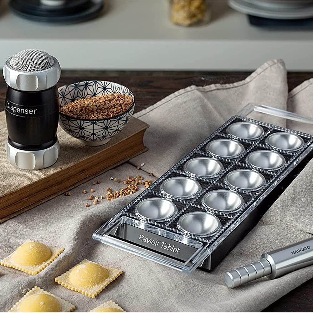 Ravioli Tablet Marcato - moule à ravioli noir 8343BK