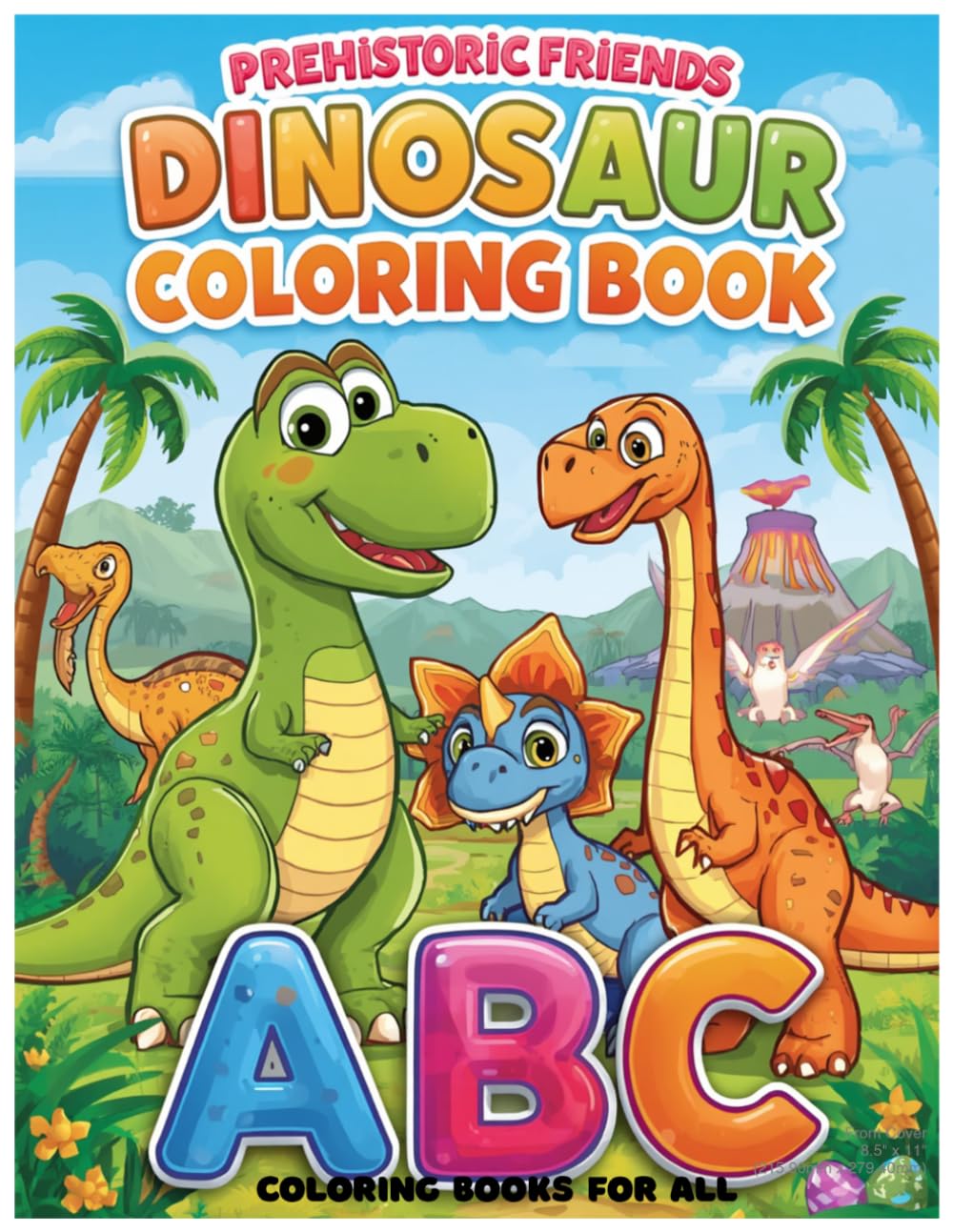 ABC Dinosaur Coloring Book
