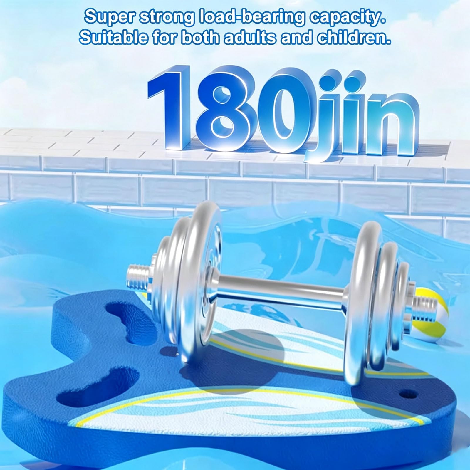 Juego de 2 Tabla Natación Principiantes con Asas Tabla Flotante para Piscina de Espuma EVA en Forma de A Ayuda para aprender a nadar ergonómica para el Entrenamiento y Aprendizaje de la Natación