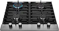 FISCHER COOKTOP À GÁS 4 BOCAS PLATINIUM MESA VIDRO PRETO 33800-92121