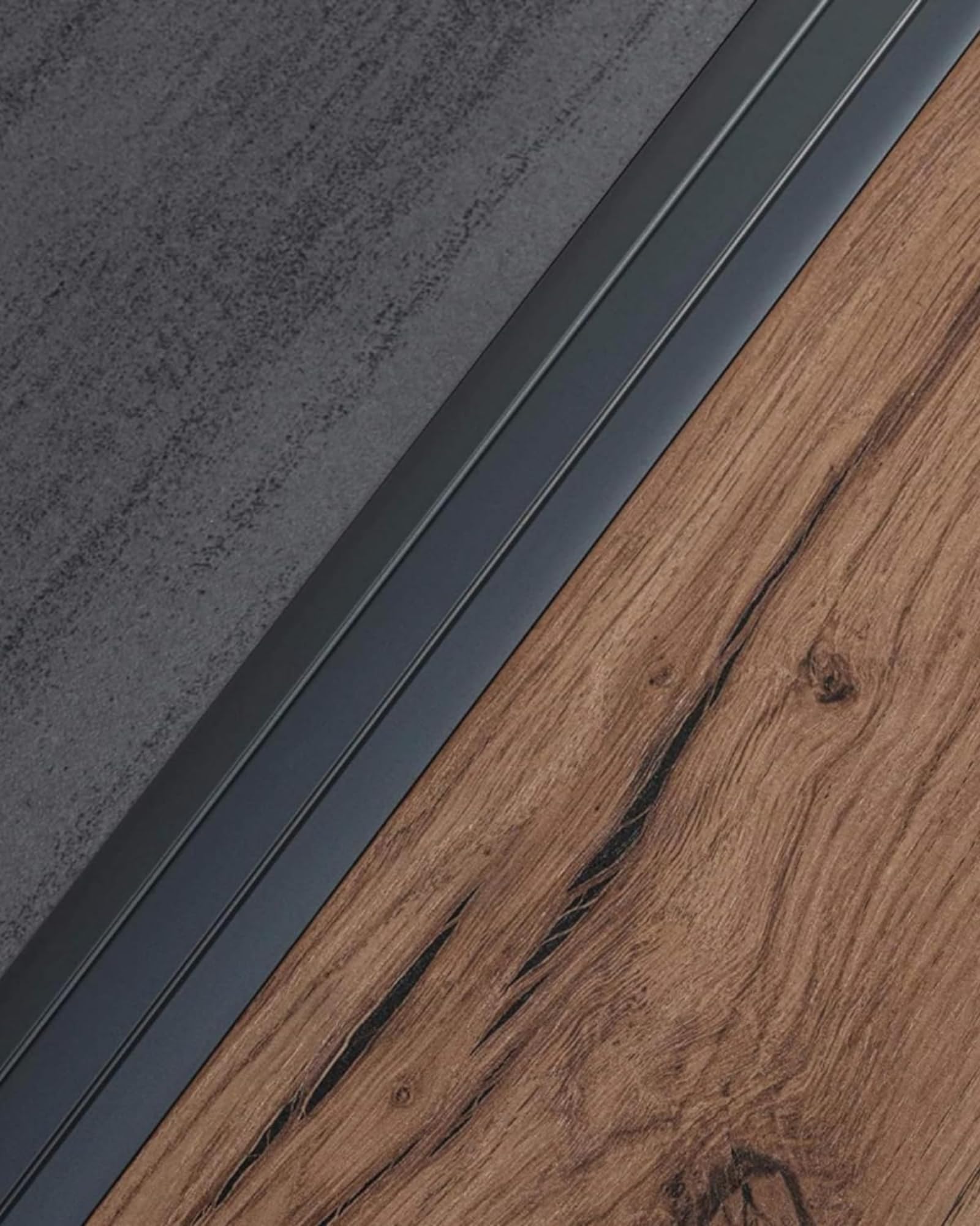 acerto 38240 - extra robuust hoogtecompensatieprofiel zelfklevend 100 cm in brons donker