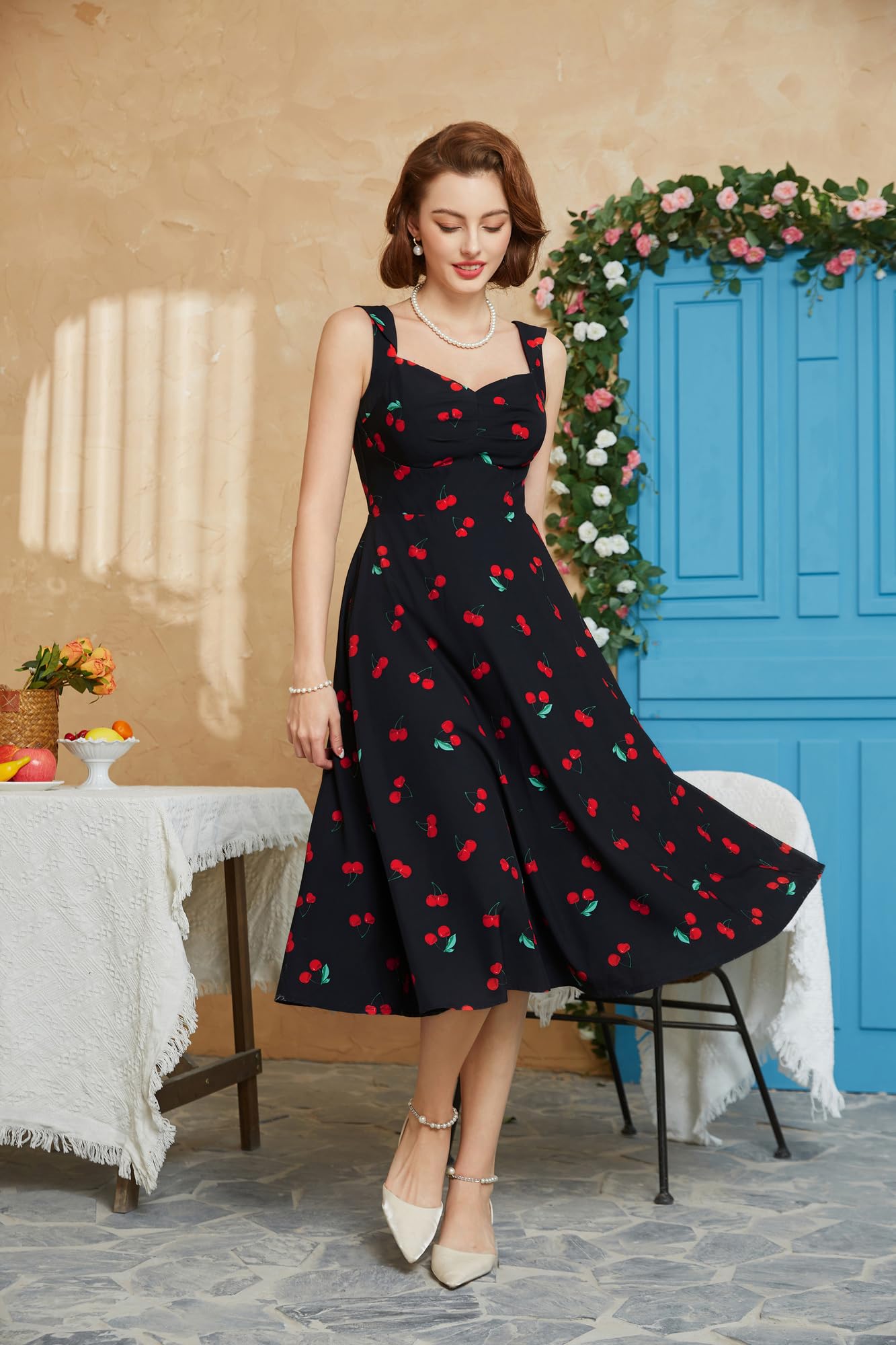 Belle Poque Women's Sleeveless Dress Cocktail Femme