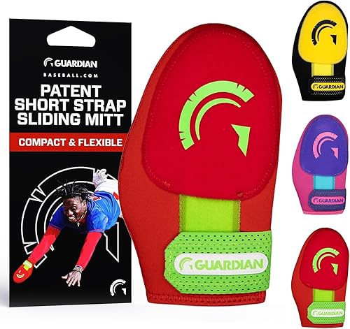 Miniatura 12 de Guante deslizante Guardian Baseball - Tallas para jóvenes y adultos - Guante deslizante para béisbol - Correa de compresión elástica