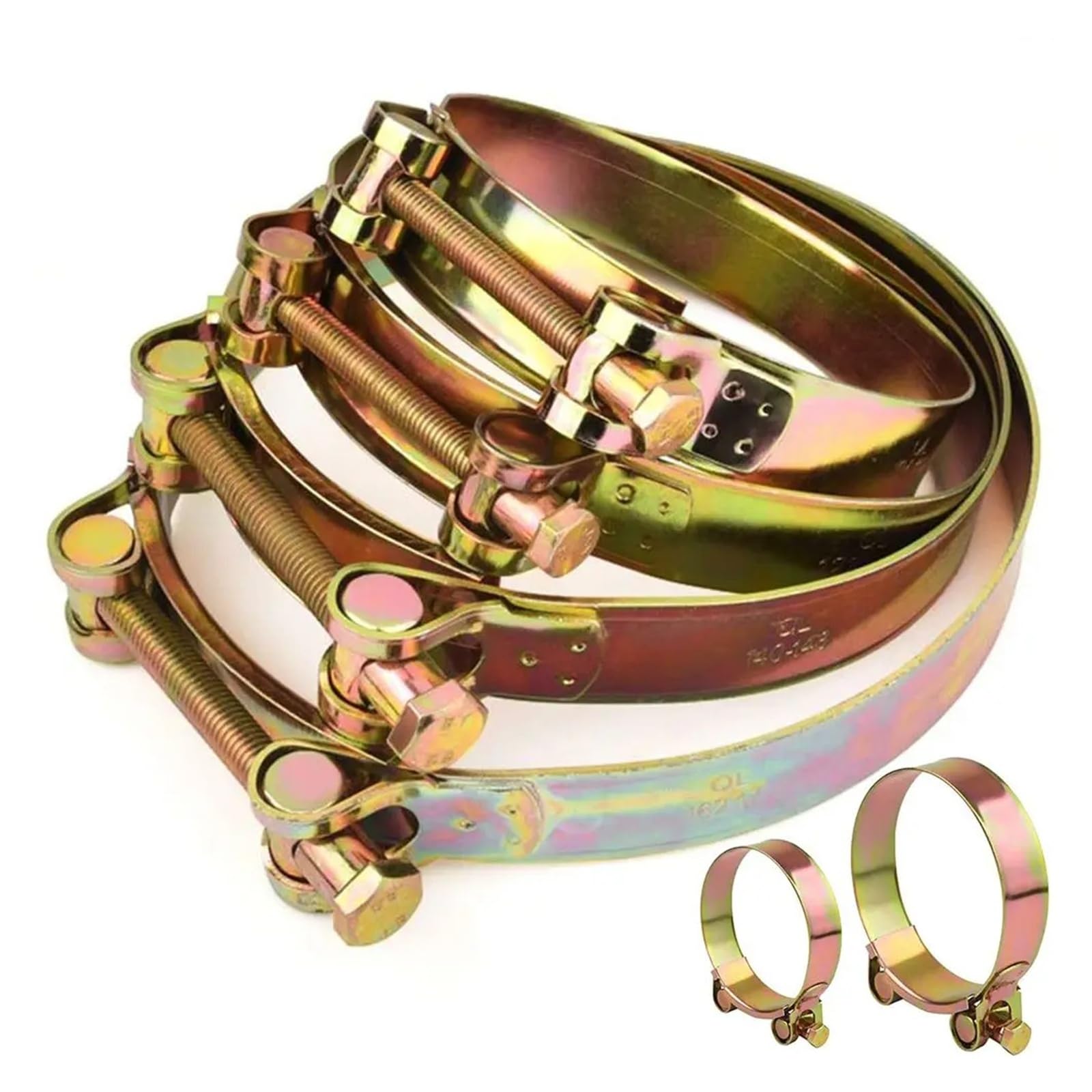 Obręcz do gardła ze stali węglowej wąż cynkowy klips do węża paliwowego mocowanie rury wodnej obręcz zacisk metalowy element mocujący (29-31 mm)