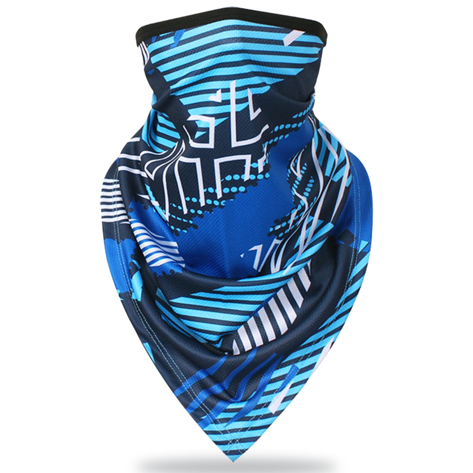 Bandana Neck Gaiter Balaclava Face Scarf Mask Quick-Dry Half Masks for Women Men UV Sun Protection