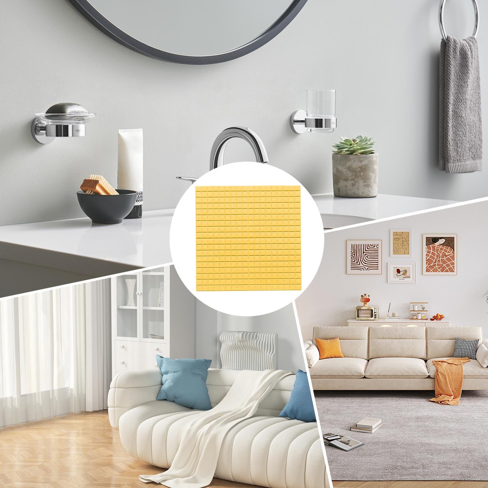 Tapeta z pianki do sypialni, dekoracja ścienna | 20 sztuk piankowy panel