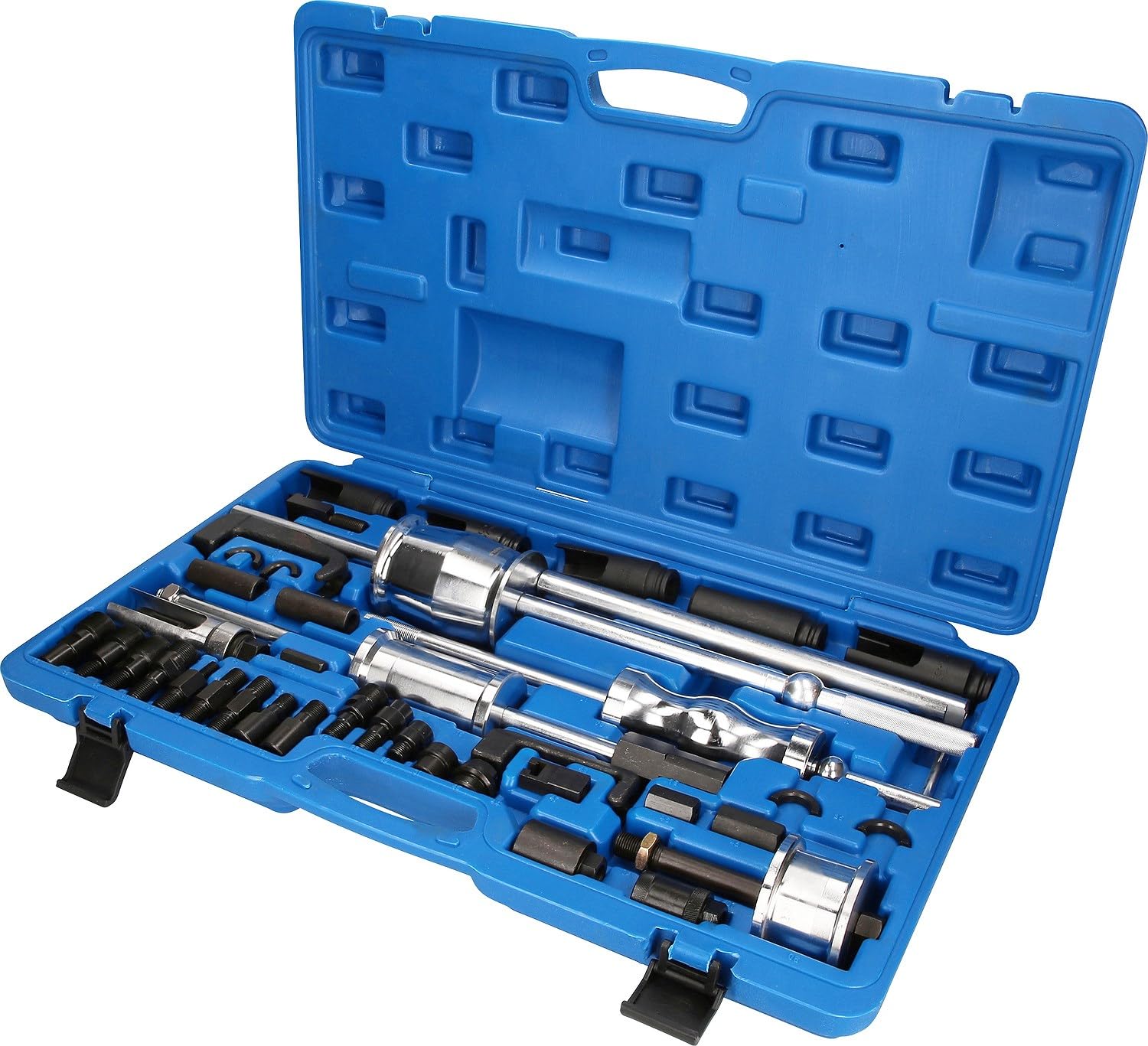 Jeu Extracteurs Injecteurs BT551010-41 Pièces pour Retirer Injecteur Diesel - pour les Réparations sur Injecteurs de Différentes Tailles - Extracteur à Percussion et Adaptateurs - BRILLIANT TOOLS