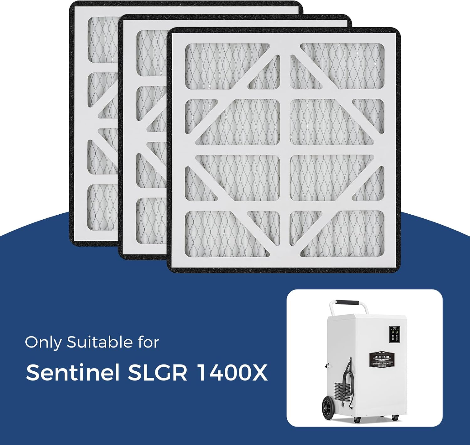 G4 FIlters Only for ALORAIR SLGR 1400X Commercial Dehumidifiers, 3 Packs