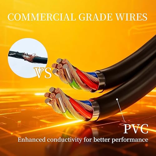 Miniatura 5 de Guirnalda de luces para exteriores de 25 pies IP65, impermeable, luces de patio con 8 + 1 bombillas LED inastillables de grado comercial, luces LED