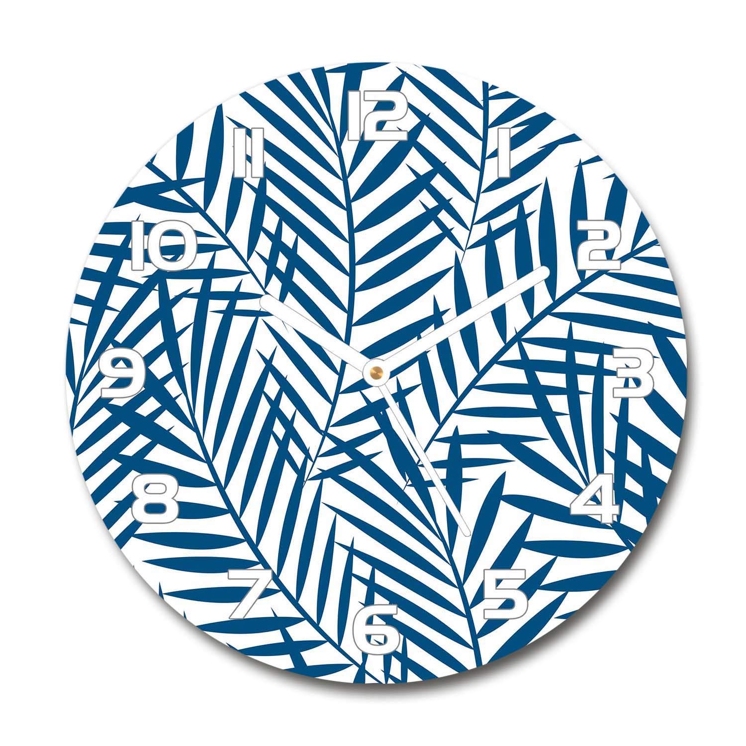 Horloge en verre de sécurité Tulup 30cm avec impression haute définition