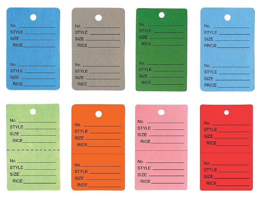 amazon-com-1000-qty-1-3-4-x-2-7-8-44x73mm-assorted-unstrung-colored-price-receipt-tags-w-easy-tear-stub-consignment-merchandise-clothing-jewelry-laundry-sales-number-style-size-price-office-products for Free Printable Price Tags Labels Amazon.com : 1000 Qty 1 3/4 x 2 7/8 (44x73mm) Assorted Unstrung Colored Price/Receipt Tags w/Easy-Tear Stub (Consignment/Merchandise/Clothing/Jewelry/Laundry/Sales) – Number/Style/Size/Price : Office Products for Free Printable Price Tags Labels