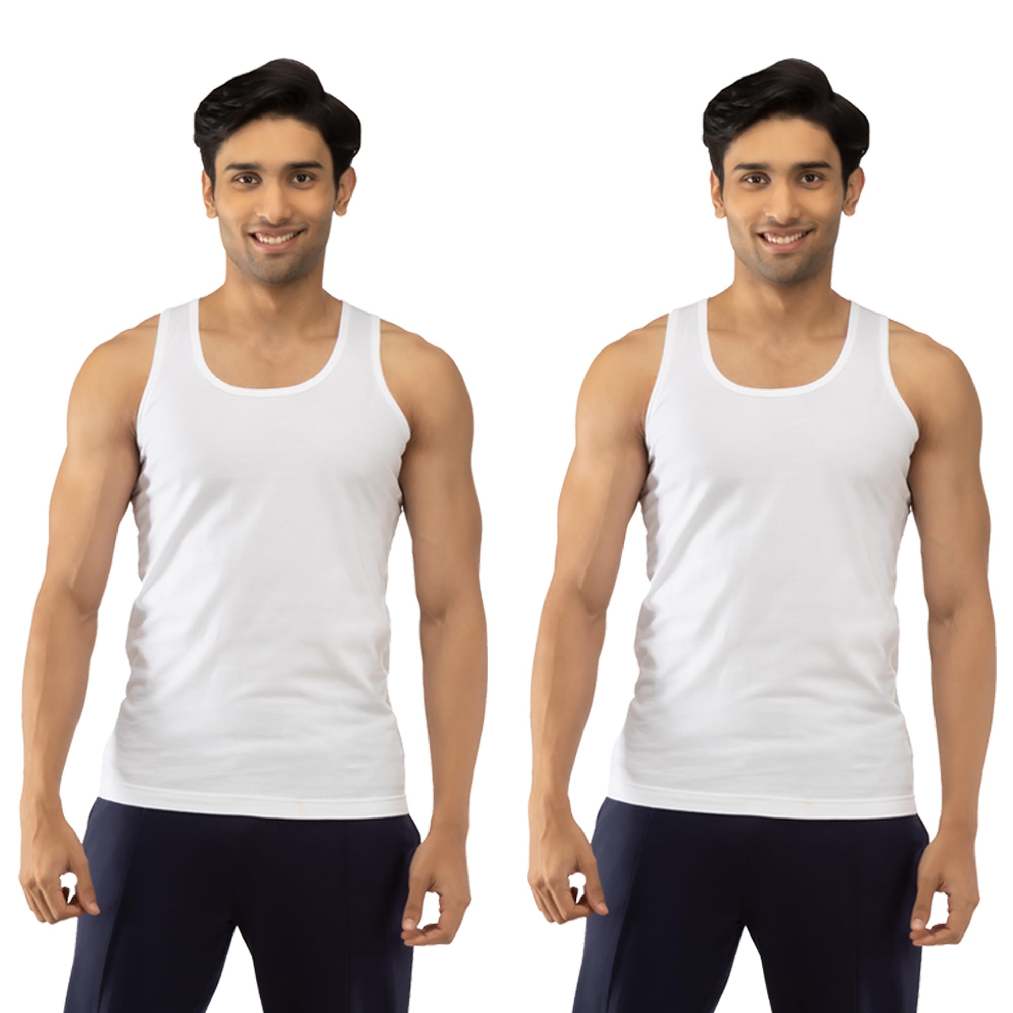 Chromozome Men Regular Fit Vest Cz 501 (Pack of 2) M White (B0BTW8L39G) Amazon Price History, Amazon Price Tracker