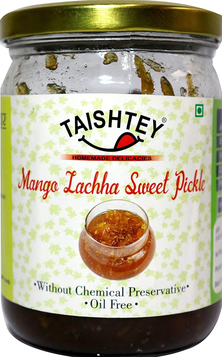 Taishtey Homemade Mango Pickle Lachha Sweet Aam ka meetha Lachha Achar 500 gram Jar (B09QJVKFGG) Amazon Price History, Amazon Price Tracker