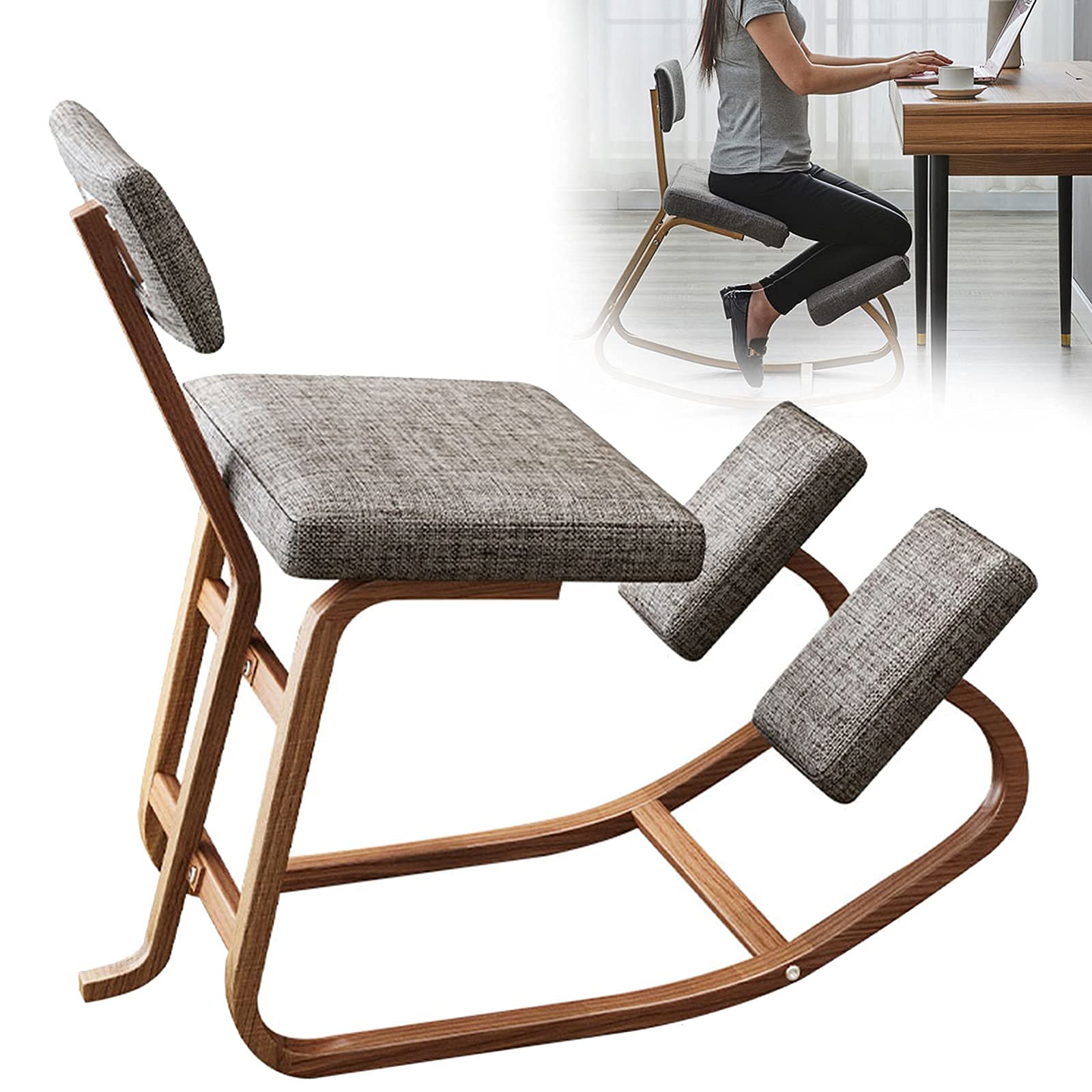 Buy Kneeling Chair, Ergonomic Kneeling Chair with Back Support