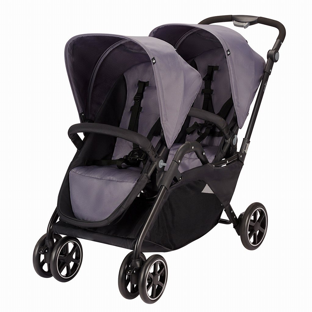 Evenflo Parallel Tandem Stroller, Glenbarr Grey Baby