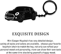 Vista 5 de Llavero Mini Cooper, para accesorios Mini Cooper/Cooper S 2014-2022,Llavero de metal