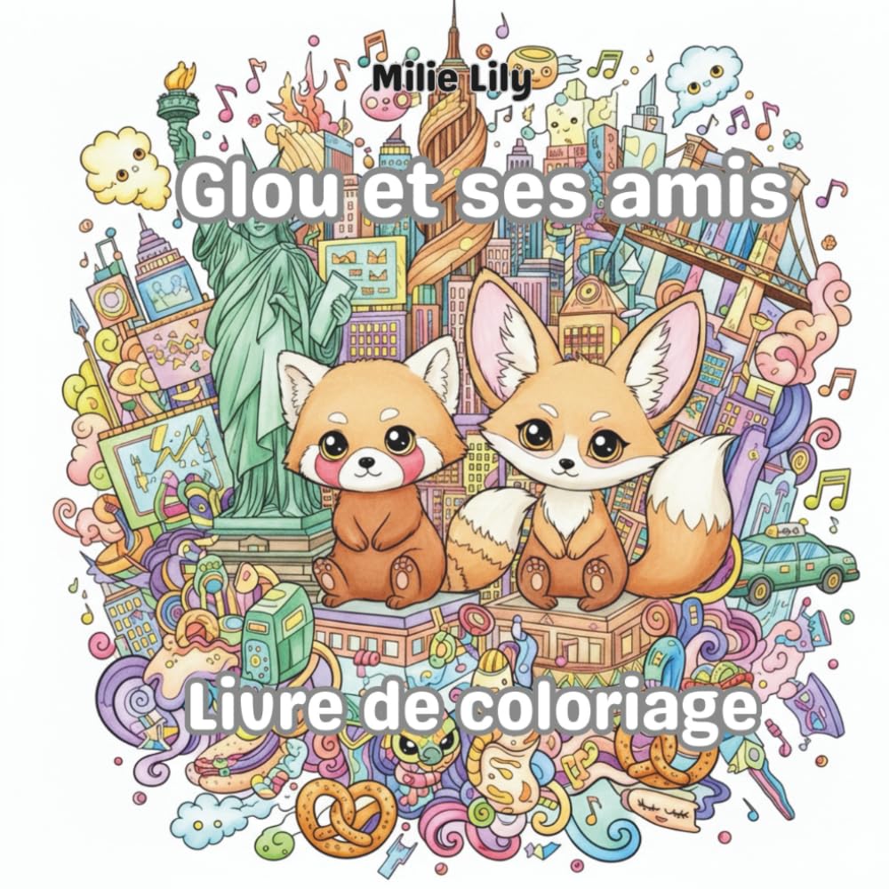 Glou et ses amis: Livre de coloriage