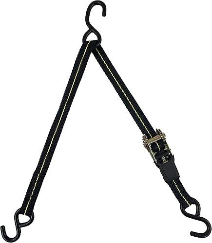 Miniatura 8 de Arnés Cajun Tie Downs Arnés de 3 Puntas  Trinquete de 1 Pulgada  Jet Ski  Sea Doo & Moto Acuática 1 Pulgada X 8 Pies  Fabricado en Estados Unidos