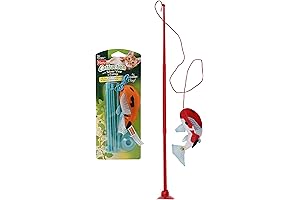 Cattraction with Silver Vine & Catnip Koi Dangler: The Ultimate Wand Toy for Cats