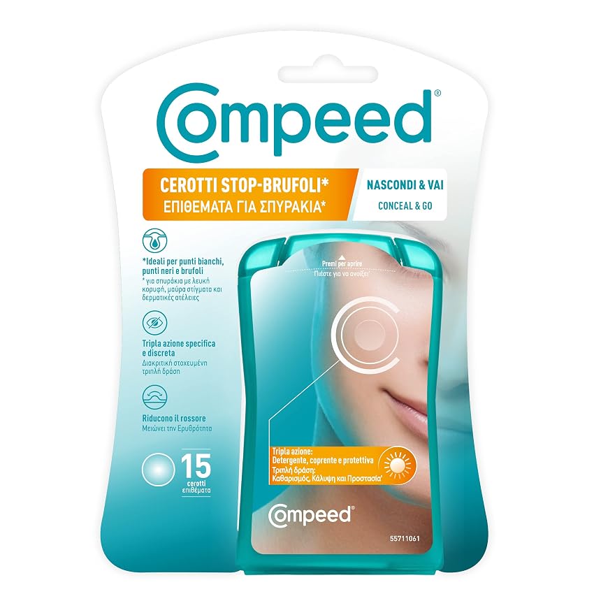 Compeed Cerotti Invisibili Stop Brufoli 15 Unità