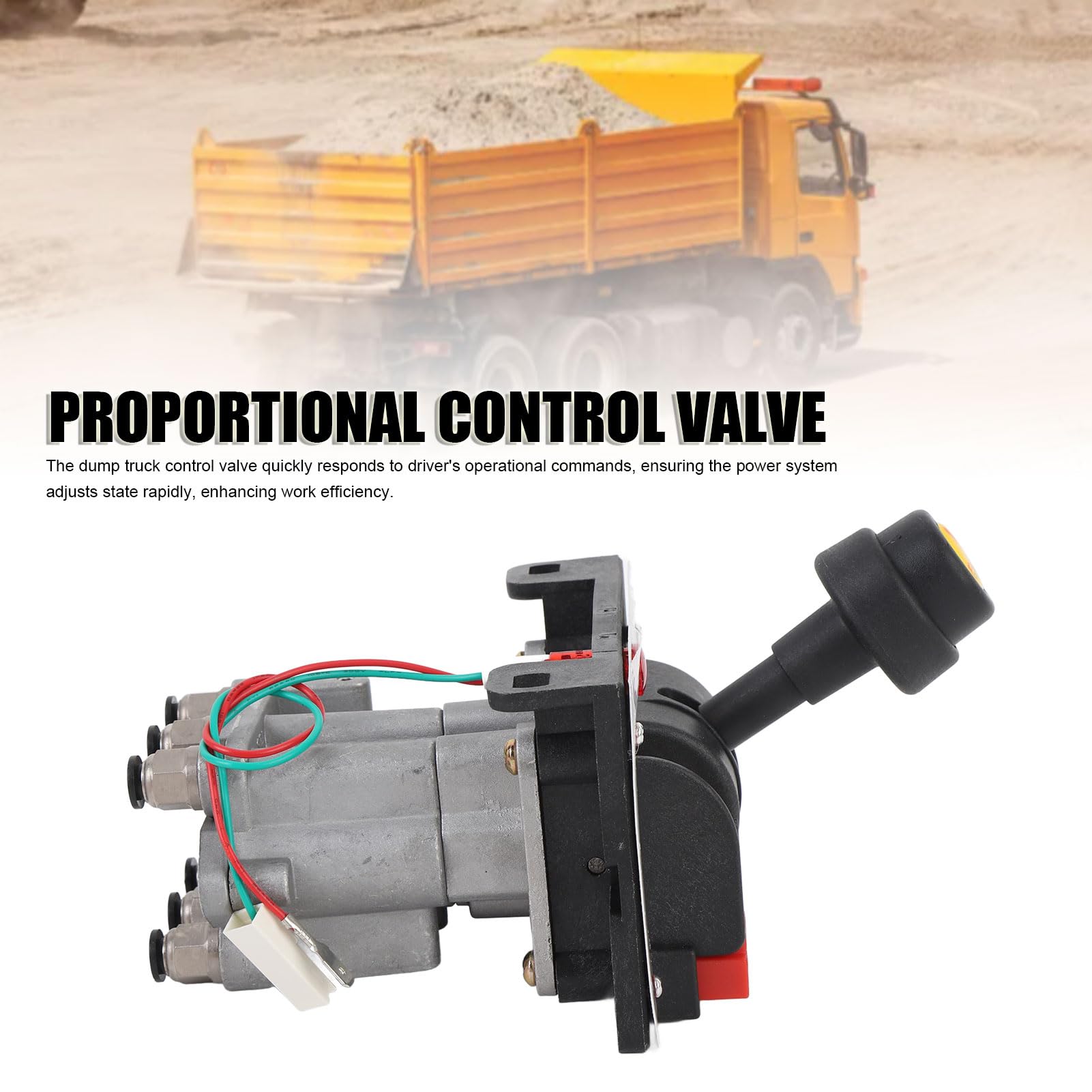 Válvula de Control de PTO, Válvula de Control Proporcional con Interruptor de PTO, Interruptor de Volquete de Desaceleración para Camión Volquete del Siste ma Hidráulico