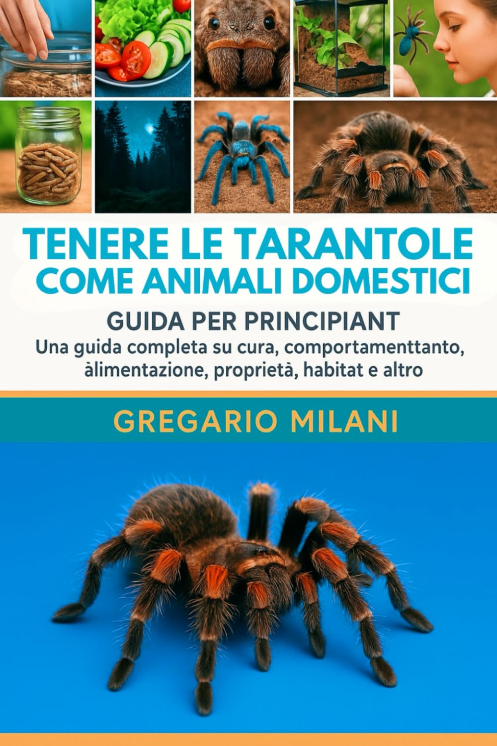 TENERE LE TARANTOLE COME ANIMALI DOMESTICI: Una guida completa su cura, comportamento, alimentazione, proprietà, habitat e altro ancora